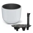 Кашпо Milly Prosperplast d 30 см 26 см 14 л пластик белый