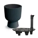 Кашпо Milly Prosperplast d 24 см 24 см 8.5 л полипропилен черный