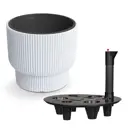 Кашпо Prosperplast PPDBMLR300-S449-WR3 d 30 см 27 см 14 л полипропилен белый