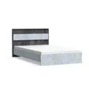 Кровать Эверест Лофт 126.6x89x208 см ЛДСП цвет цемент тёмный/цемент светлый