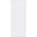 Дверь межкомнатная глухая Invisible 90x220 см цвет белый с замком обратное открытие алюминиевая кромка правая
