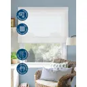 Римская штора "Solito" 40x160 см цвет белый