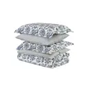 Комплект постельного белья Vigrana МАГНОЛИЯ поплин 2-спальный наволочки 50 x 70- 4 шт цвет синий