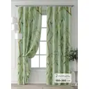 Комплект штор Comfy way Форнерс - 222 - 260 см CW709222260-260 на шторной ленте 260x150 см цвет зеленый