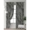 Комплект штор Comfy way Форнерс - 267 - 240 см CW709267240-240 на шторной ленте 240x150 см цвет серый