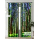 Комплект штор Comfy way Фриости - 02 - 260 см CW711002260-260 на шторной ленте 260x150 см цвет зеленый
