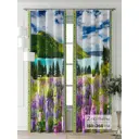 Комплект штор Comfy way Фриости - 29 - 260 см CW711029260-260 на шторной ленте 260x150 см цвет зеленый