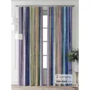 Комплект штор Comfy way Фриости - 08 - 240 см CW711008240-240 на шторной ленте 240x150 см цвет синий