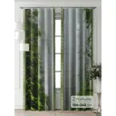 Комплект штор Comfy way Фриости - 17 - 240 см CW711017240-240 на шторной ленте 240x150 см цвет зеленый