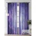 Комплект штор Comfy way Фриости - 58 - 240 см CW711058240-240 на шторной ленте 240x150 см цвет синий