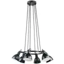 Светильник подвесной Lightstar Acrobata 761167 6 ламп 12 м² цвет черный