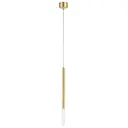 Светильник подвесной светодиодный Lightstar Tubo 747143 2 м² нейтральный белый свет цвет золото