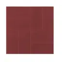 Тротуарная плитка 8 кирпичей 400x400x50 мм красный