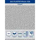 Жидкие обои Silk Plaster Миракл 1038 универсальные 1.7 кг