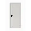 Дверь межкомнатная глухая Корса 90x200 см Hardflex цвет белый с замком и петлями