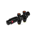 Узел нижнего подключения прямой Н-образный Arbiola Smart Duo 1/2" с термостатической головкой M30x1.5 черный