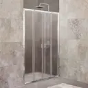 Душевая дверь BelBagno UNIQUE-BF-2-150/180-P-Cr 190x150см