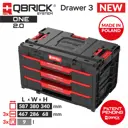 Ящик для инструментов Qbrick System 5901238259794 38x58.70x34 см, abs-пластик