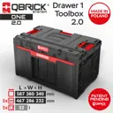 Ящик для инструментов Qbrick System 5901238260479 38x58.70x34 см, abs-пластик