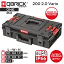Ящик для инструментов Qbrick System QS ONE 200 Vario 2.0 585x385x171 мм, пластик