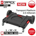 Ящик для инструментов Qbrick System 5901238259947 54.20x75x22.30 см, abs-пластик