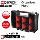 Органайзер Qbrick System QS TWO Organizer Multi 257x182x65 мм, пластик