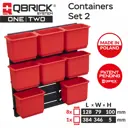 Ящик для инструментов Qbrick System 5901238253655 36x38x8 см, abs-пластик