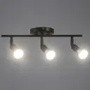 Спот поворотный Bayerlux 9113069 1 лампа GU10 2 м² цвет черный