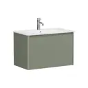Тумба под раковину для ванной Allen Brau Gravity 80 см оливковый матовый