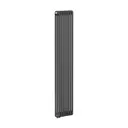 Радиатор трубчатый Rifar TUB 3180-08-DV1-TI 1735x107 8 секций нижнее универсальное подключение сталь титан с кронштейном