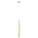 Светильник подвесной светодиодный Lightstar Tubo 747233 2 м² нейтральный белый свет цвет золото