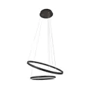 Светильник подвесной светодиодный Kink light Тор 08219.19a 4000k-kinklight 30 м² нейтральный белый свет цвет черный