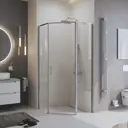 Душевой уголок BelBagno UNO-195-P-1-90-C-Cr 195x90см
