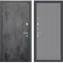 Входная дверь Лабиринт Лофт П29 левый 205x88см цвет бетон темный/серый софт рельеф