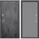 Входная дверь Лабиринт Лофт П29 правый 205x88см цвет бетон темный/серый софт рельеф