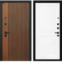 Входная дверь Лабиринт Шторм П11 правый 205x88см цвет дуб кантри темный/белый софт