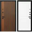 Входная дверь Лабиринт Шторм П11 правый 205x96см цвет дуб кантри темный/белый софт