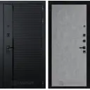 Входная дверь Лабиринт Пиано П21 правый 205x96см цвет черный кварц/бетон светлый