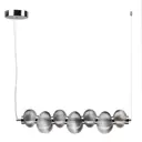 Светильник подвесной светодиодный Odeon light Bruco 5096-24l 12 м² нейтральный белый свет цвет хром/серый