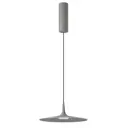 Светильник подвесной светодиодный Odeon light Sombra 7038-12l 4 м² теплый белый (желтый) свет цвет серый