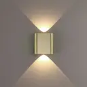 Настенный светильник светодиодный влагозащищенный Odeon light 7107/2wl теплый белый (желтый) свет цвет коричневый