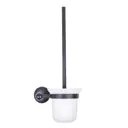 Ершик для унитаза Eltoni подвесной стекло/металл цвет черный