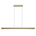 Светильник подвесной светодиодная Odeon light 7019-38la 14 м² регулируемый белый свет цвет коричневый