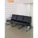 Диван садовый Estente Mateo-5.5.104(3).bl.eco.bl.Black 190 см x 83 см x 80 см металл черный