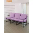 Диван садовый Estente Mateo 5.5.105(3).bl.konf.Lilac 190 см x 83 см x 80 см металл сиреневый