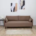 Диван раскладной Romack Malta 199x76x92 см велюр цвет молочный шоколад
