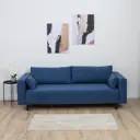 Диван раскладной Romack Malta 225x76x92 см велюр цвет сапфир
