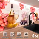 Стеновая панель матовая Фартукофф ФФ - 327 400x60x0.1 см ПВХ цвет разноцветный