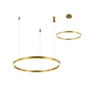 Светильник подвесной светодиодный Kink light Тор 08213.36a 3000k-kinklight 15 м² нейтральный белый свет цвет латунь