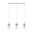 Светильник подвесной Lumion Isha 8102-3a 3 лампы 6 м² цвет хром/прозрачный